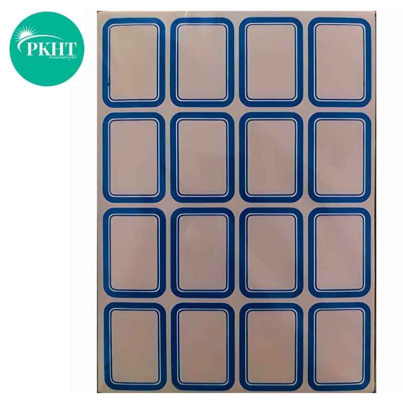 برچسب دور آبی 100 برگی سایز 2.5 × 3.6 سانتیمتر ایرانی — تصویر ۲
