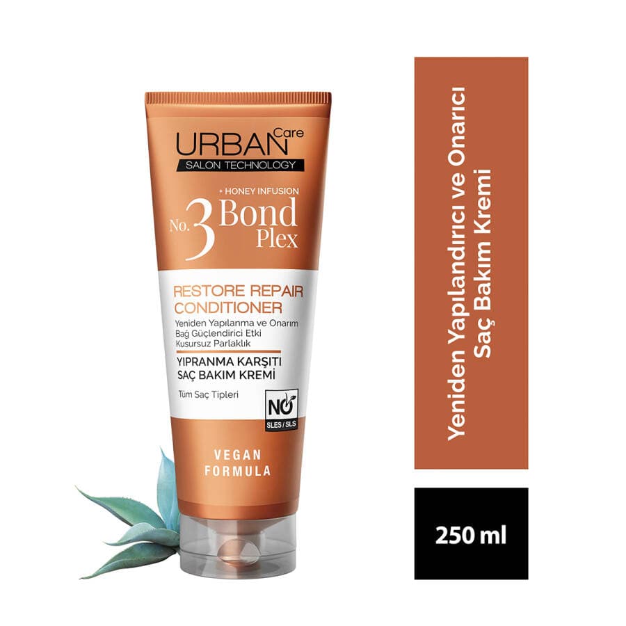 نرمکننده ترمیمکننده مو شماره ۳ اوربان کر Urban Care مدل Bond Plex حجم 250 میلیلیتر — تصویر ۲