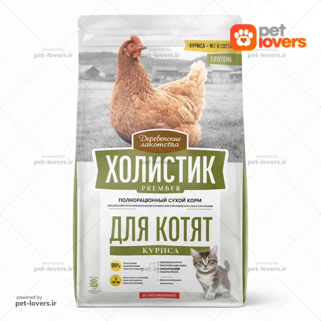 غذا گربه کیتن طعم مرغ کت فست Cat Fest وزن 2 کیلوگرم