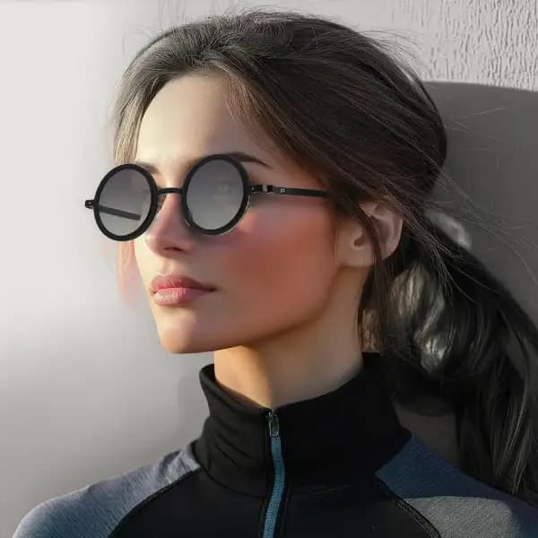 عینک آفتابی پرودو مدل Porodo Lifestyle Geneva Round Frame Sunglasses — تصویر ۹