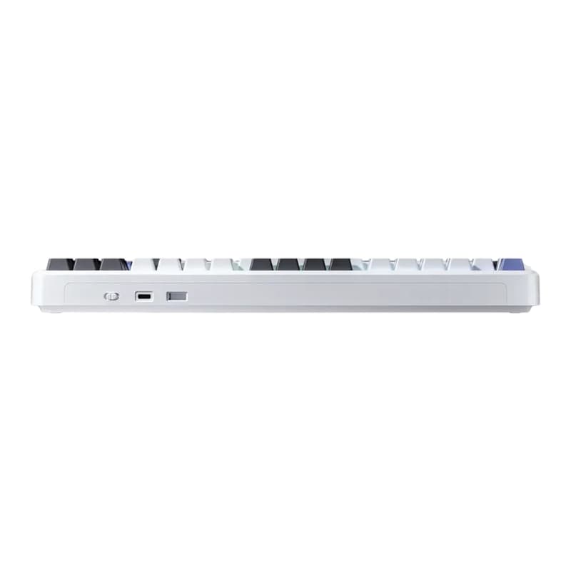 کیبورد سیم دار گیمینگ AULA F87 WHITE+GRAY+BLUE GRAY WOOD SWITCH V3 — تصویر ۶