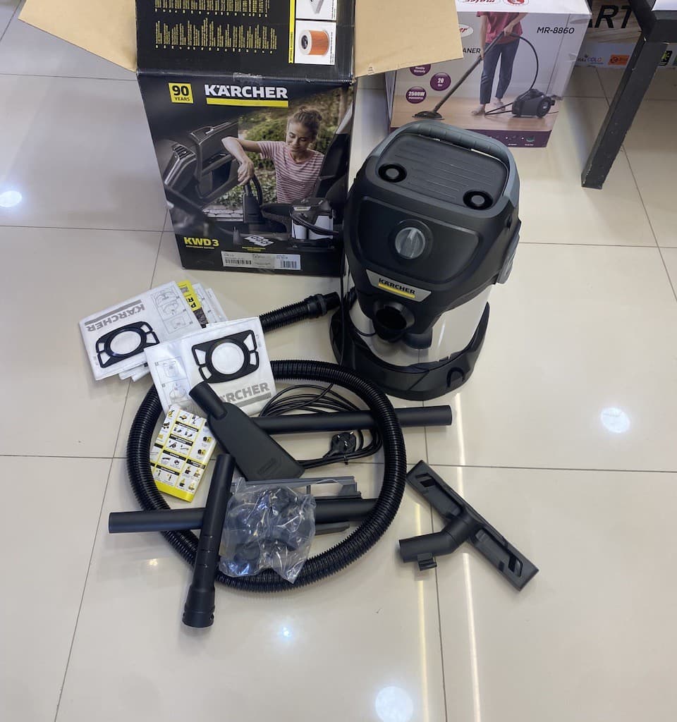 جاروبرقی تر و خشک کارچر مدل KARCHER KWD3 — تصویر ۴