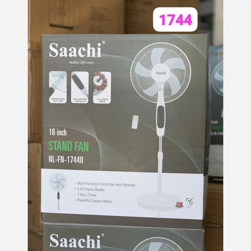 پنکه ایستاده کنترل دار ساچی Saachi مدل NL-FN-1744R — تصویر ۲
