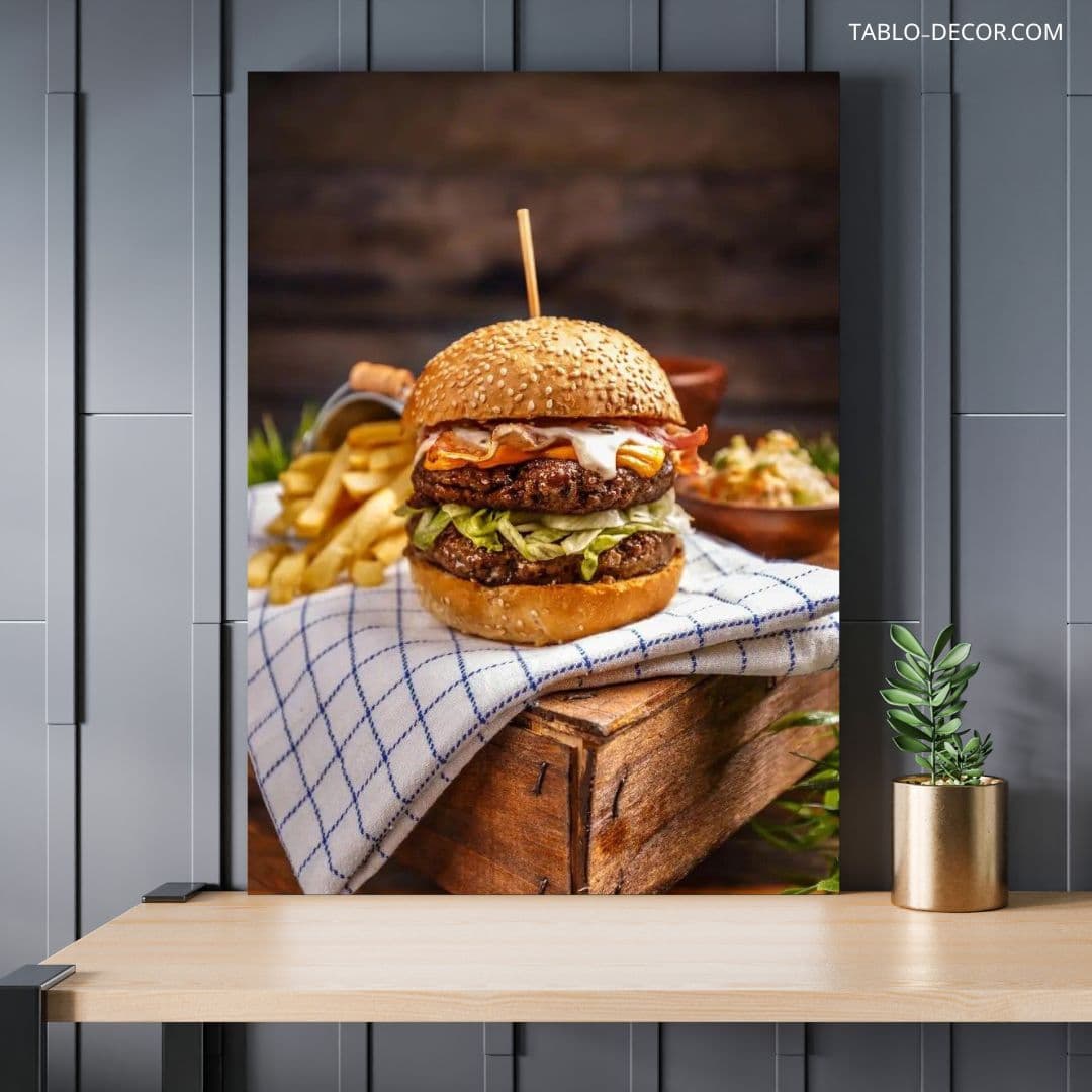 تابلو برگر 25 burger