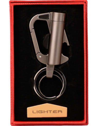 فندک بنزینی طرح دسته کلید طوسی SN-LIHN-2101-72 — تصویر ۵