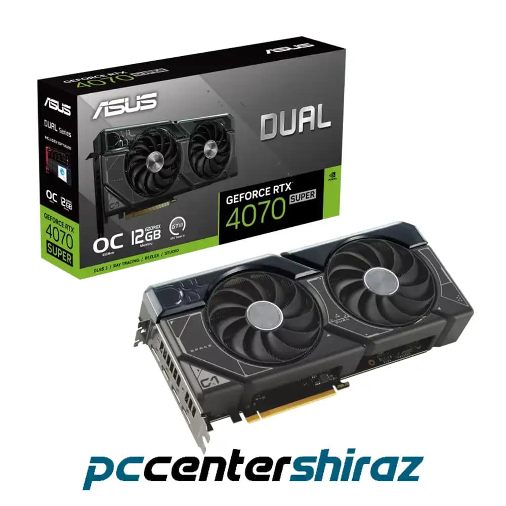کارت گرافیک ایسوس مدل ASUS Dual GeForce RTX™ 4070 SUPER OC Edition 12GB GDDR6X — تصویر ۵