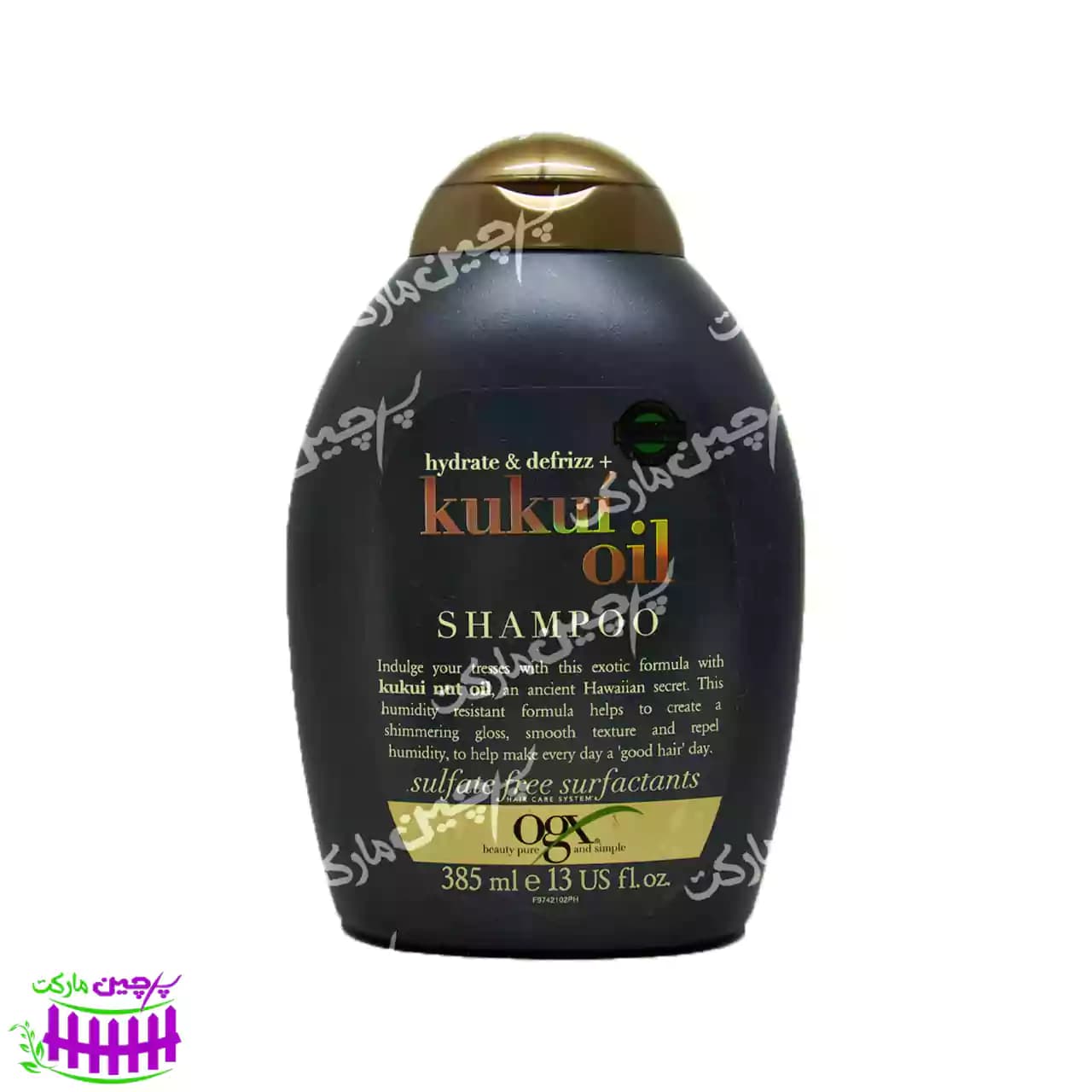 شامپو بی سولفات مو ضد وز با روغن کوکو 385 میل او جی ایکس – ogx