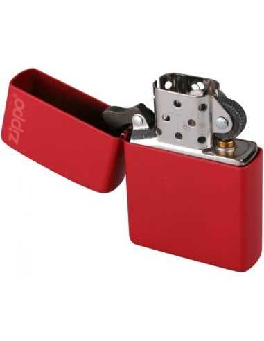 فندک زیپو قرمز مات Zippo 233ZL (RED MATTE) — تصویر ۲