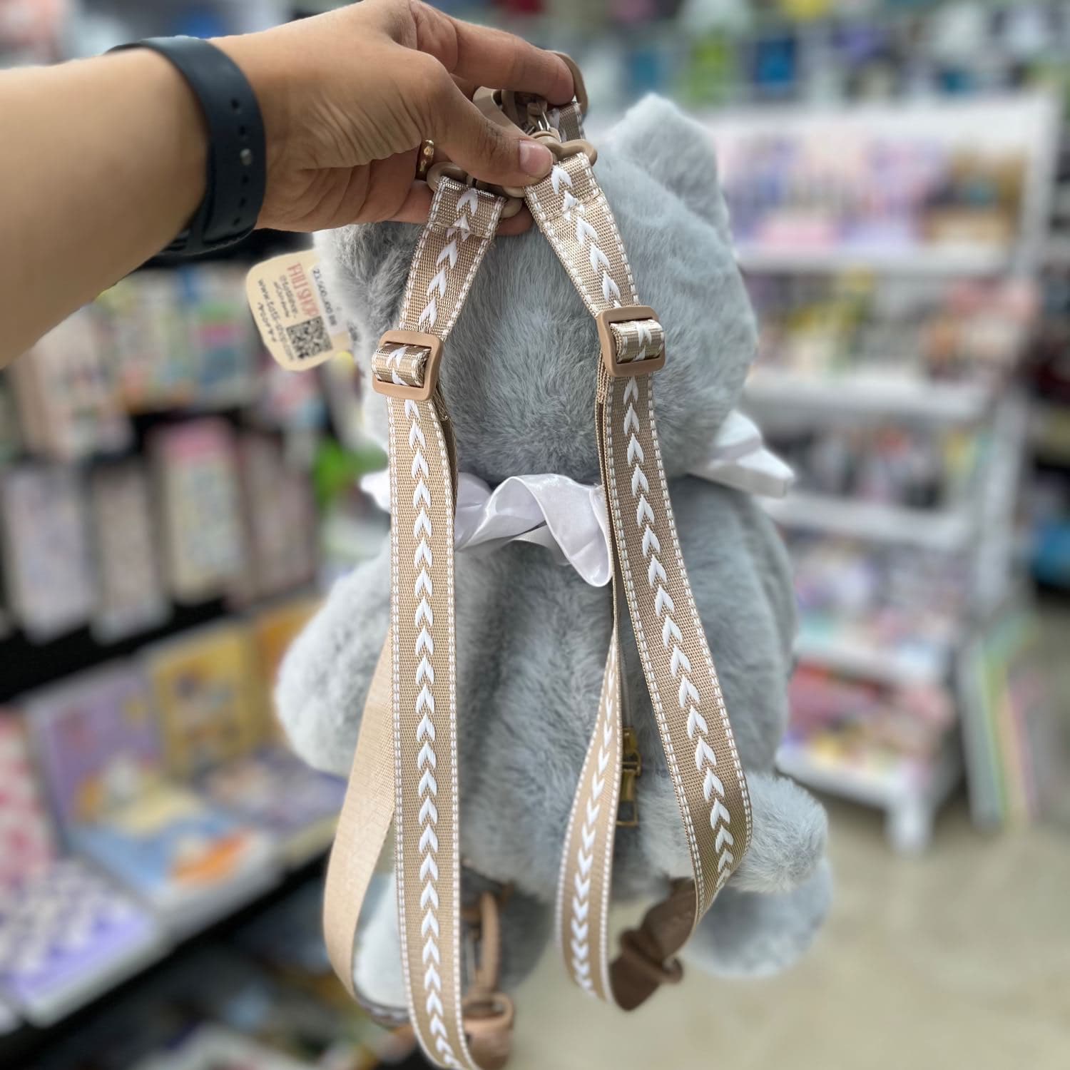 کوله پولیشی گربه طوسی چشم تیله ایorg — تصویر ۲