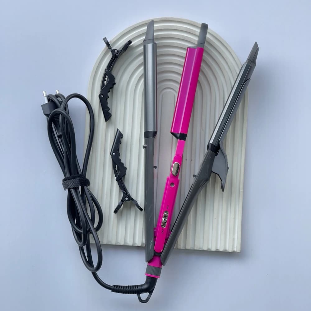 اتو مو 4 کاره کیمی | Kemei 4-in-1 Hair Styler