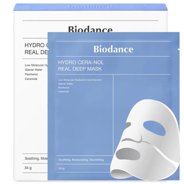 ماسک ورقه ای بایودنس Biodance هیدرا سرانول hydra cera nol اصل