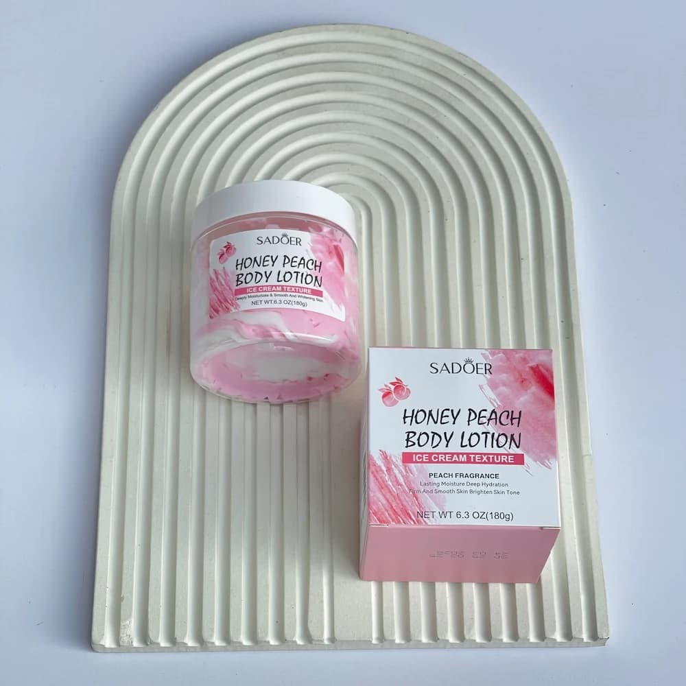 بستنی بدن هلو سادور ۱۸۰ گرم | Sadoer Peach Body Butter 180 g