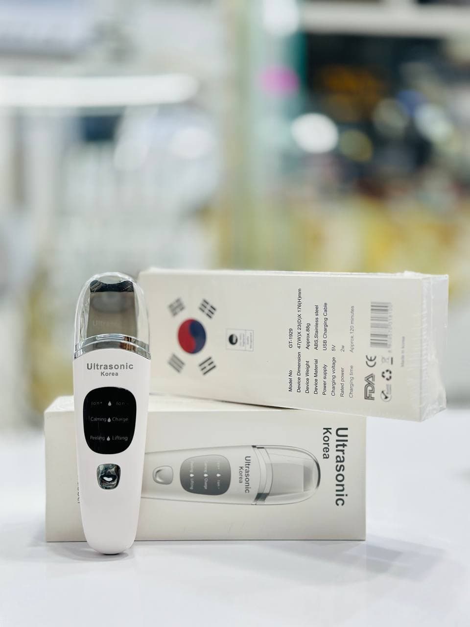 دستگاه درمااف التراسونیک اتو صورت|skin scrubber gt-1929| — تصویر ۵