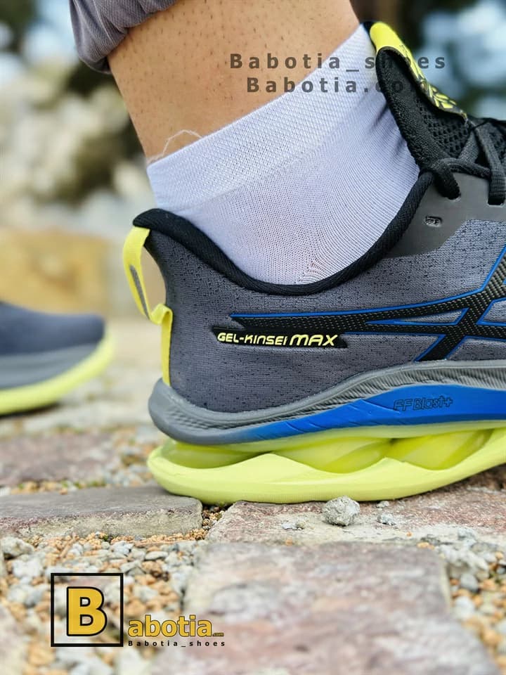 کفش اسیکس ژل کینسی مکس (Asics GEL-KINSEI MAX) فسفری — تصویر ۶