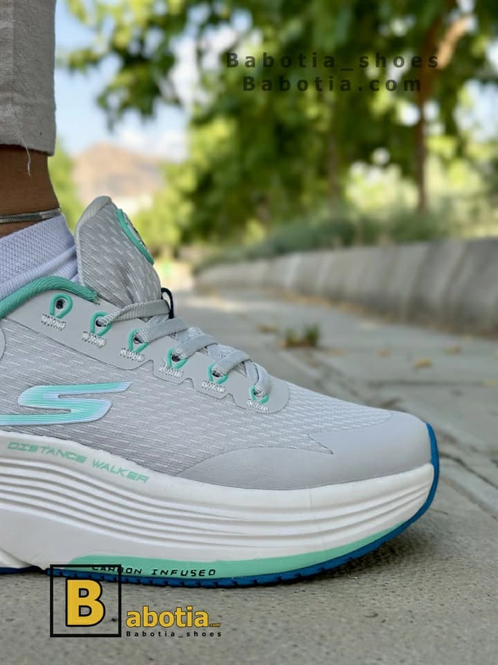 کفش اسکیچرز مدل DISTANCE WALKER 2023 طوسی زنانه — تصویر ۷