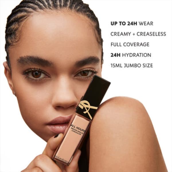 کانسیلر آبرسانی 24 ساعته و اپلیکاتور زاویهدار ایو سن لوران Yves Saint Laurent — تصویر ۴