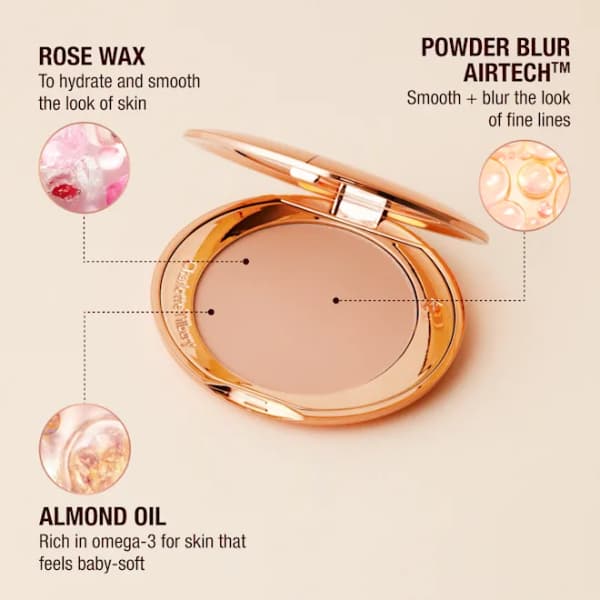 پنکک شارلوت تیلبری مدل Airbrush Flawless Finish — تصویر ۳