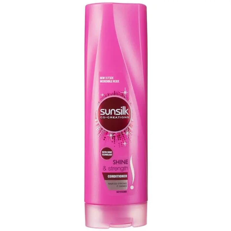 نرم کننده مو سان سیلک مدل Shine & Strength ظرفیت 350 میلی لیتر