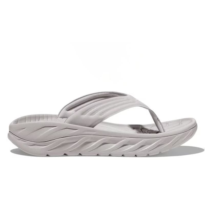صندل ورزشی مردانه هوکا Hoka Ora Recovery Flip 2 طوسی سفید