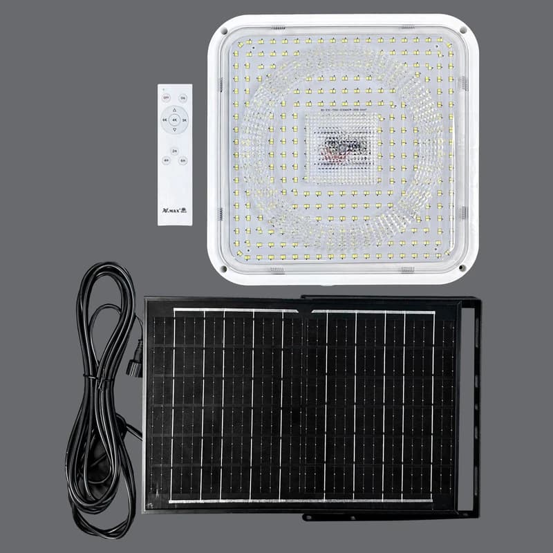 چراغ آویز مربع خورشیدی SMD ویمکس 220 وات مدل 83220S — تصویر ۲