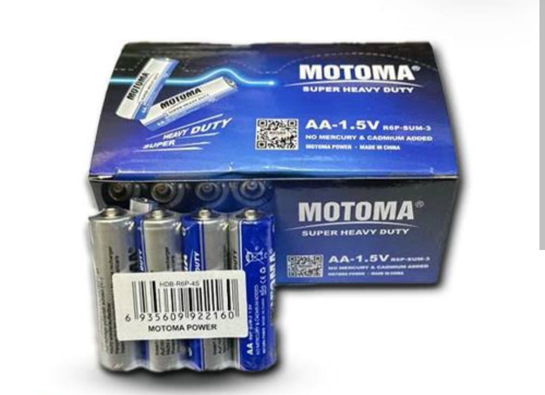 باتری قلمی موتوما ( heavy duty) بسته 40 عددی