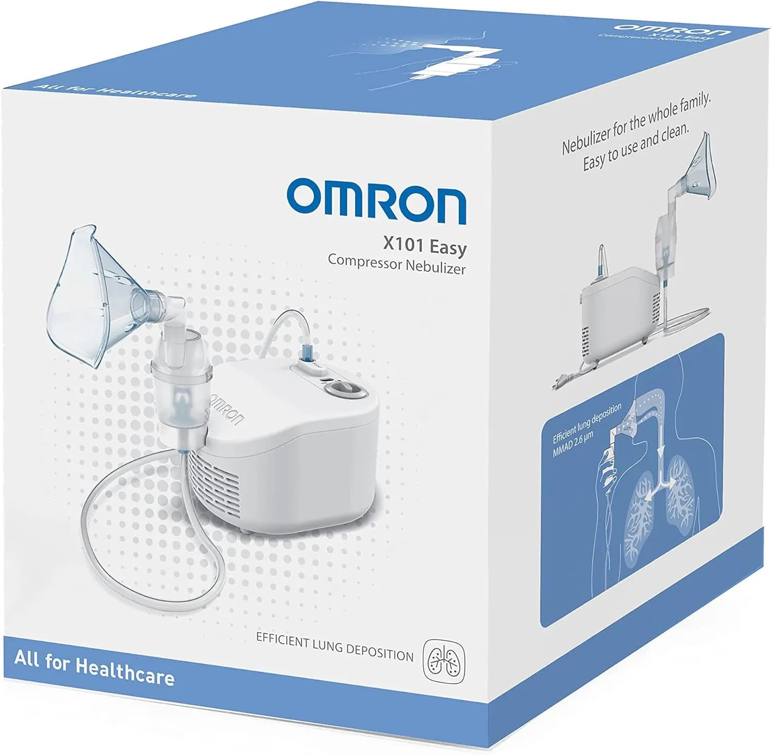 دستگاه تنفسی نبولایزر امرون ژاپن OMRON X101 Easy — تصویر ۱۲
