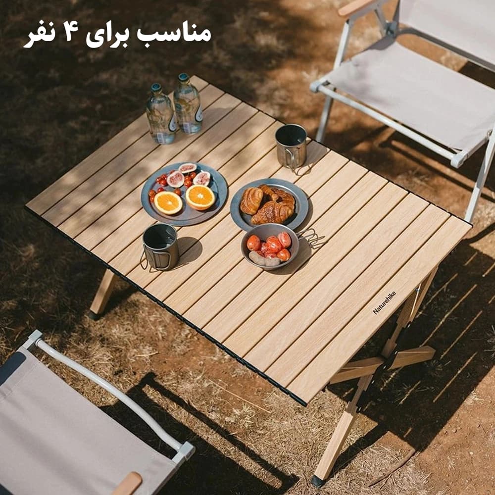 میز تاشو آلومینیومی نیچرهایک مدل CNK2300JU010 سایز متوسط — تصویر ۲