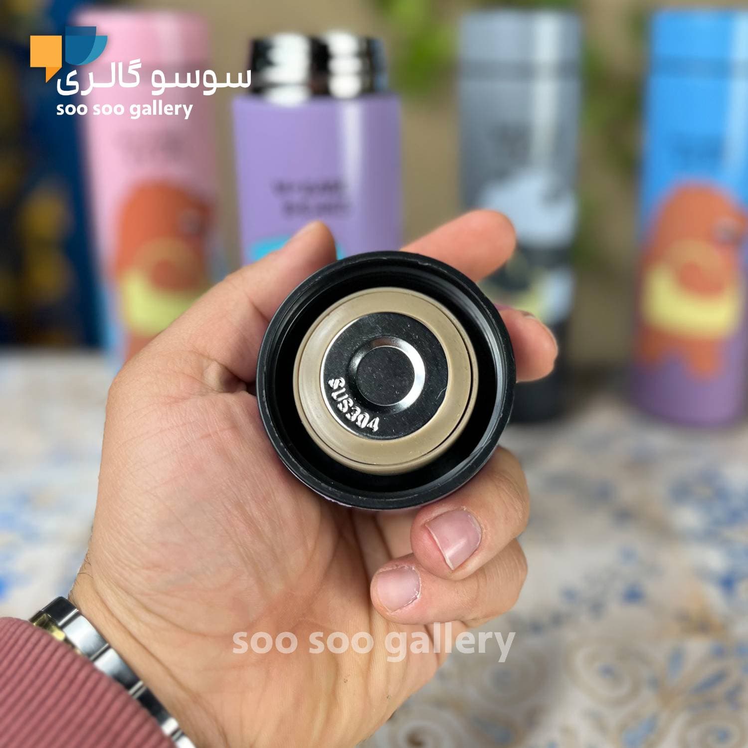 فلاسک سه خرس کله پوک هوشمند درجه دار 500 میلی لیتر — تصویر ۳