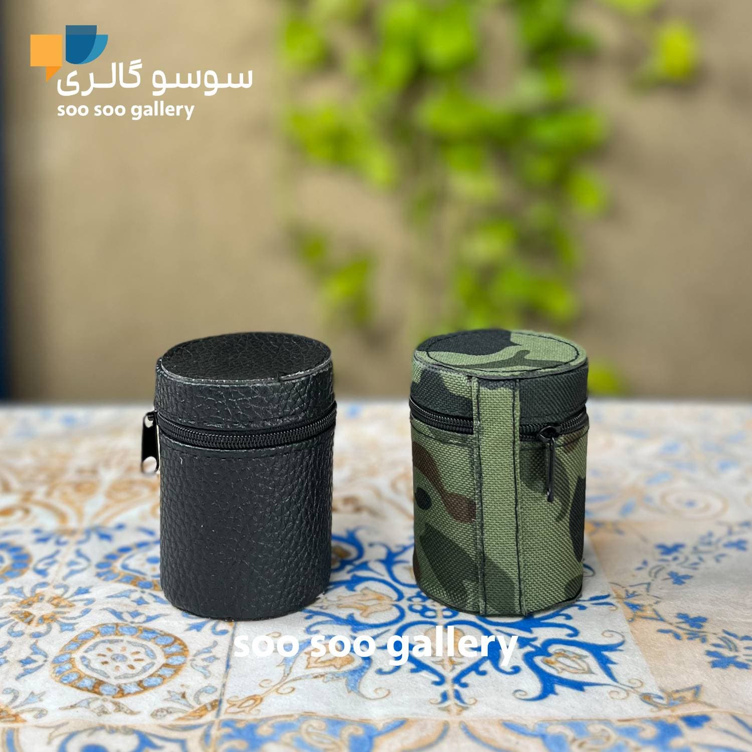 شات سفری کیف دار طرح چریکی و چرمی 4 عددی — تصویر ۷