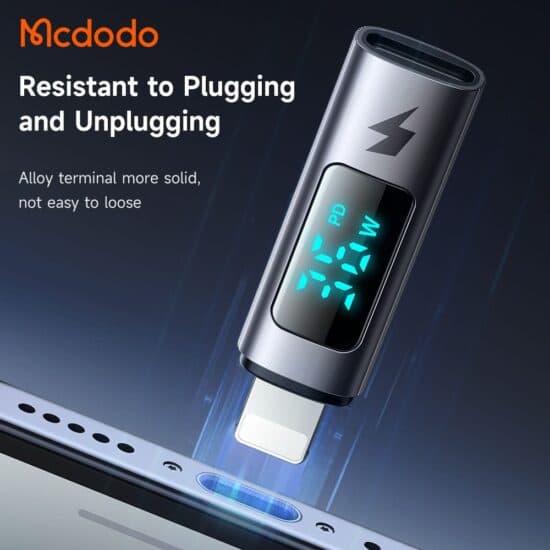تبدیل پورت تایپ سی به لایتنینگ مک دودو MCDODO OT-6100 — تصویر ۷