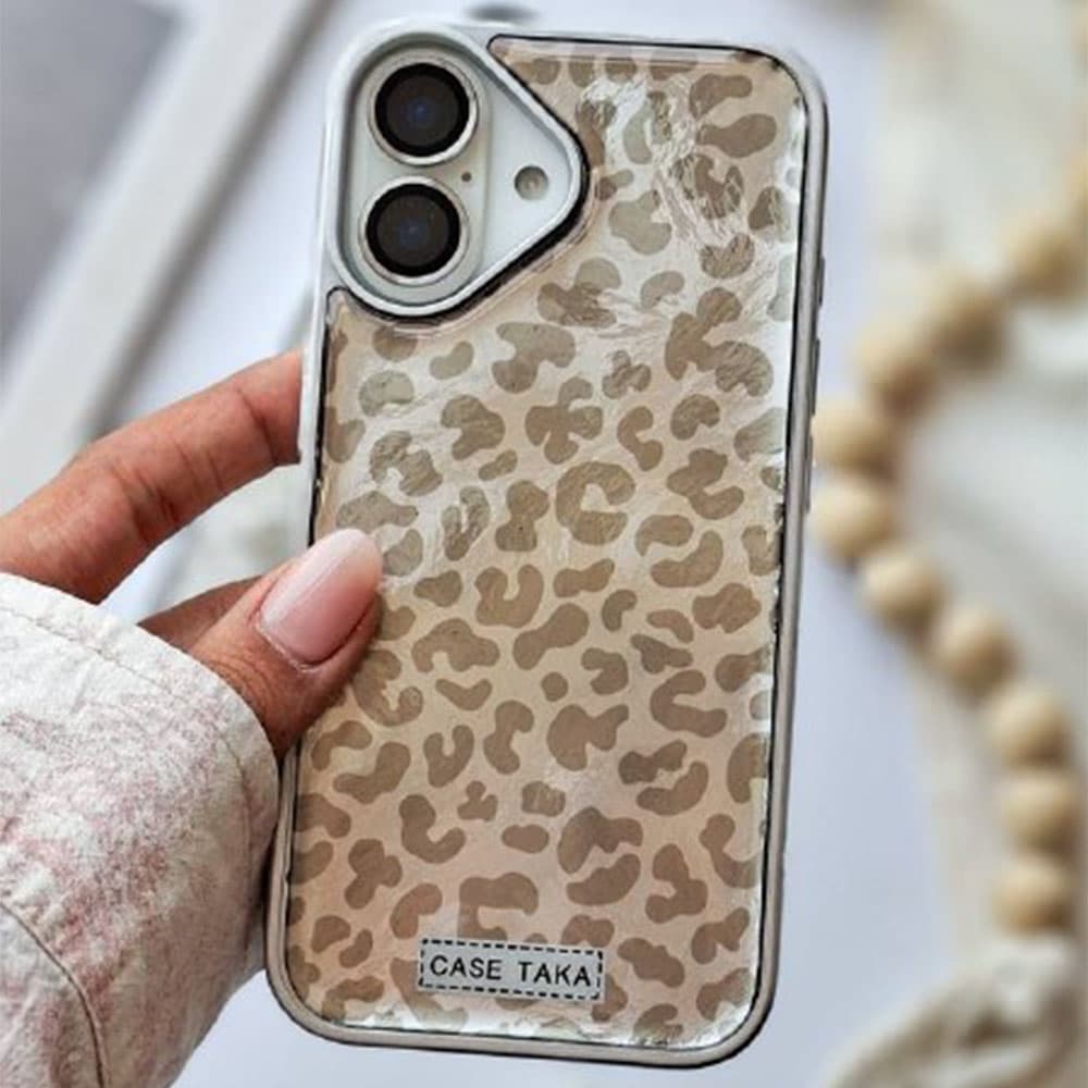 قاب Gray Leopard همراه با آویز قلب کد LX مناسب برای گوشی موبایل سامسونگ گلکسی Samsung Galaxy A12 / A13 / A15 / A16 / A17 / A32 4G / A35 / A36 / A50 / A50S / A51 / A52 / A52S / A54 / A55 / A56 / S20 FE — تصویر ۲