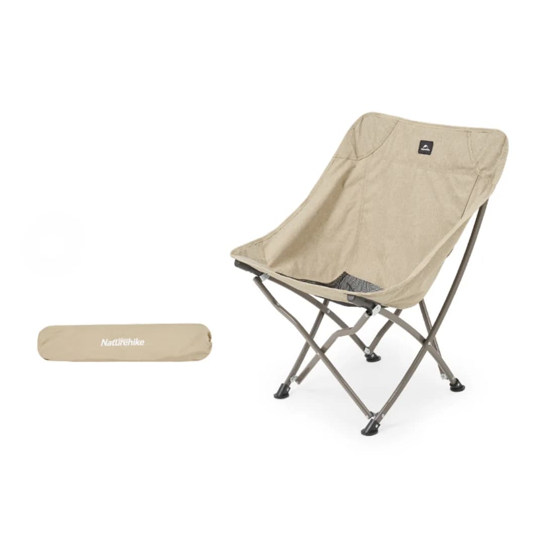 صندلی تاشو نیچرهایک مدل Naturehike YL04 Moon Chair – تا 120 کیلوگرم، پارچه آکسفورد 600D ضد پارگی، قاب آلومینیومی — تصویر ۴