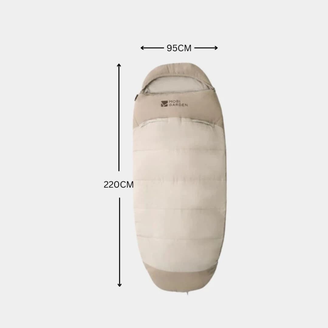 کیسه خواب موبی گاردن مدل Mobi Garden NX23562002، ضدباکتری، سبک، عایق الیاف مصنوعی، مناسب دمای 3- تا 15 درجه — تصویر ۲