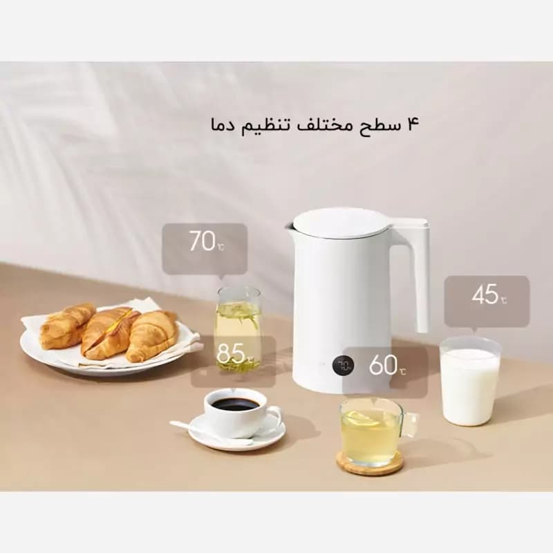 کتری برقی شیائومی میجیا مدل XIAOMI MIJIA Constant Temperature Electric Kettles P1 MJJYSH02YM — تصویر ۸