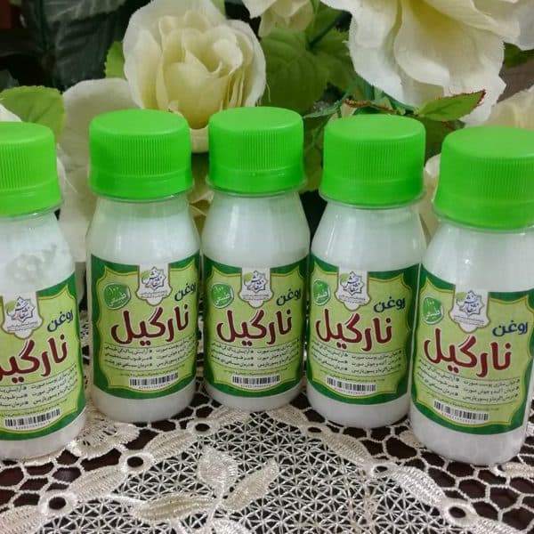 روغن نارگیل درجه یک حجم 60 سی سی برند شفابخش — تصویر ۲