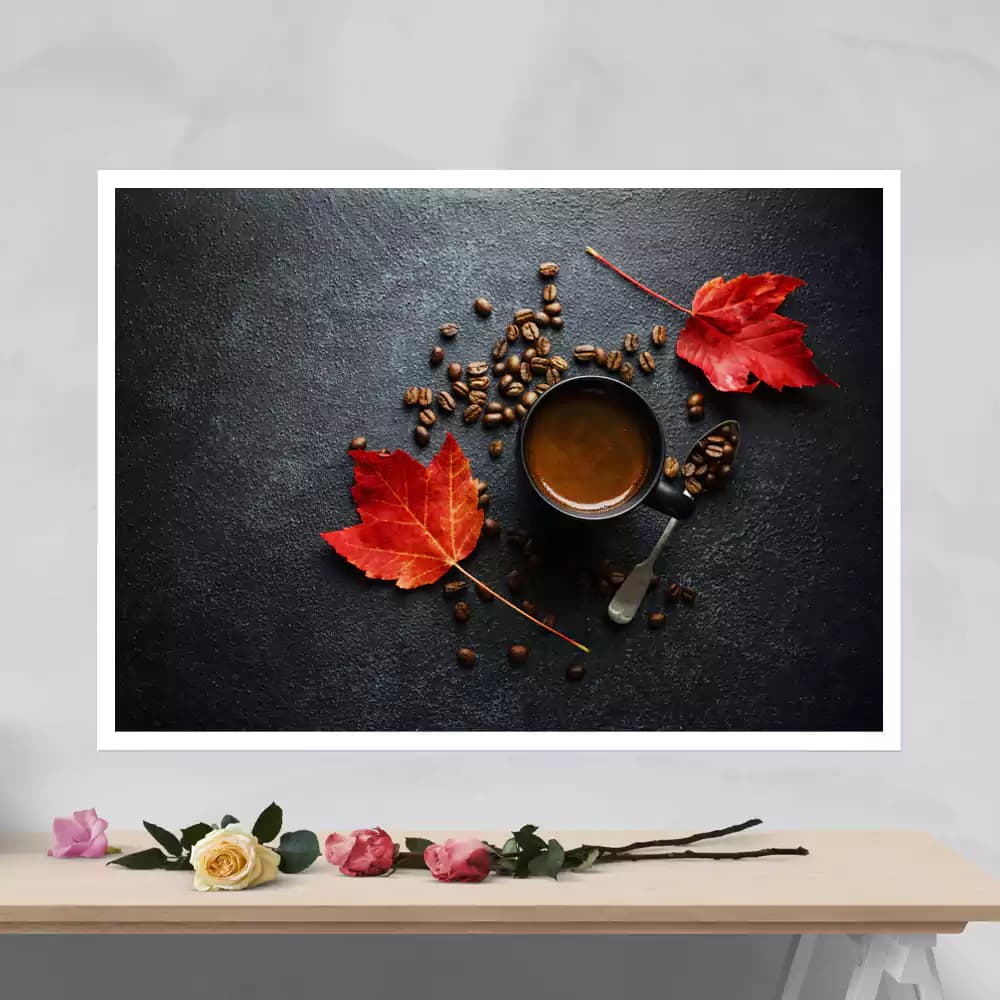 تابلو پاییز در فنجان قهوه — تصویر ۲