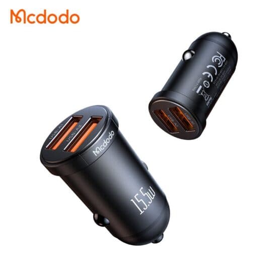 شارژر فندکی 2 پورت 15.5 وات مک دودو MCDODO CC-2950 — تصویر ۲