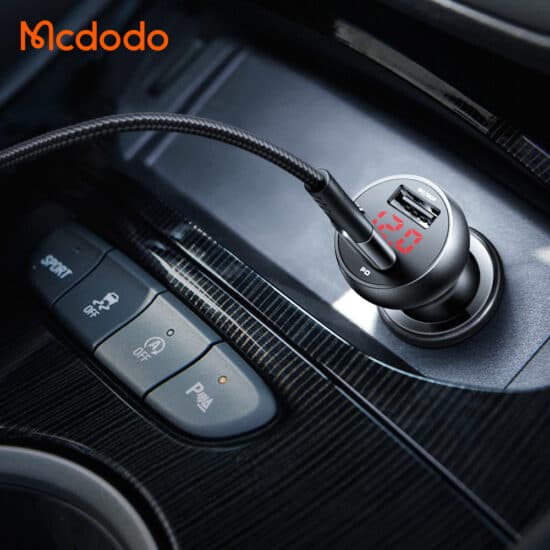 شارژر فندکی سوپر فست شارژ 30 واتی 5 آمپر مک دودو MCDODO CC-6810 — تصویر ۴