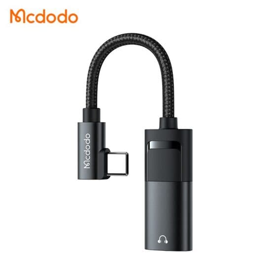 کابل تبدیل تایپ سی به جک 3.5 میلیمتری AUX+پورت تایپ سی مک دودو Mcdodo CA-1880