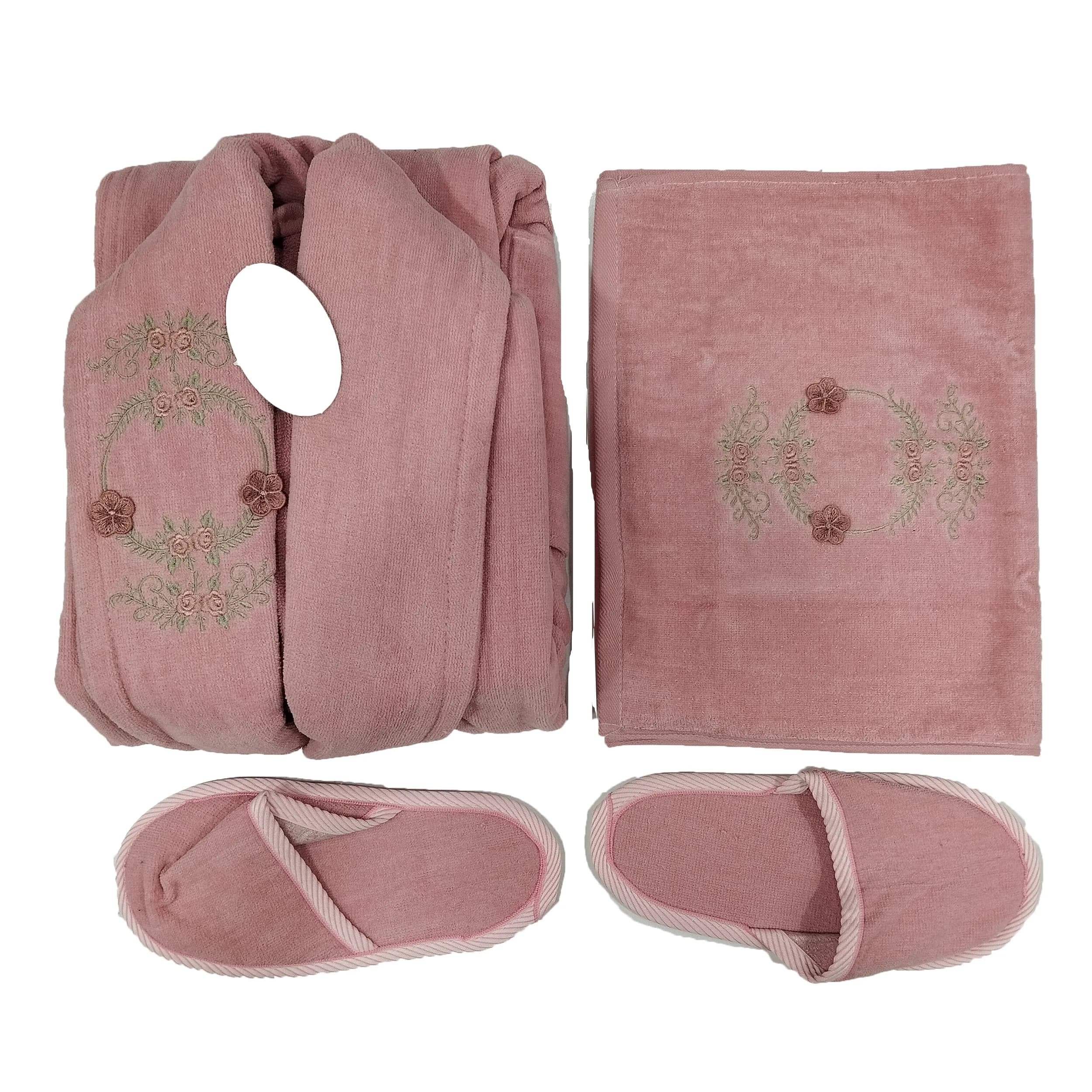 سرویس حوله ۸ تکه گلدوزی شده Collezione — تصویر ۳