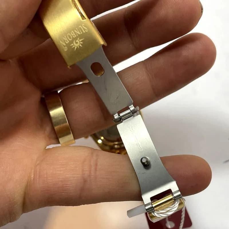 ساعت زنانه سان بورن – موتور ژاپن – طرح رولکس – 119401 — تصویر ۴