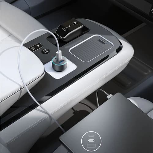 شارژر فندکی انکر Anker USB-C 535 Car Charger 67W Compact 3-Port – مدل A2731 — تصویر ۶