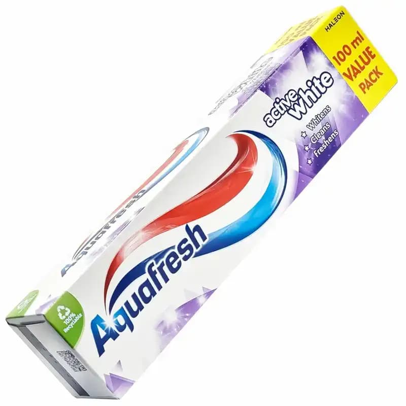 خمیر دندان آکوافرش اکتیو وایت سفیدکننده ۱۰۰ میلیلیتر Aquafresh Active White Toothpaste 100ml — تصویر ۷