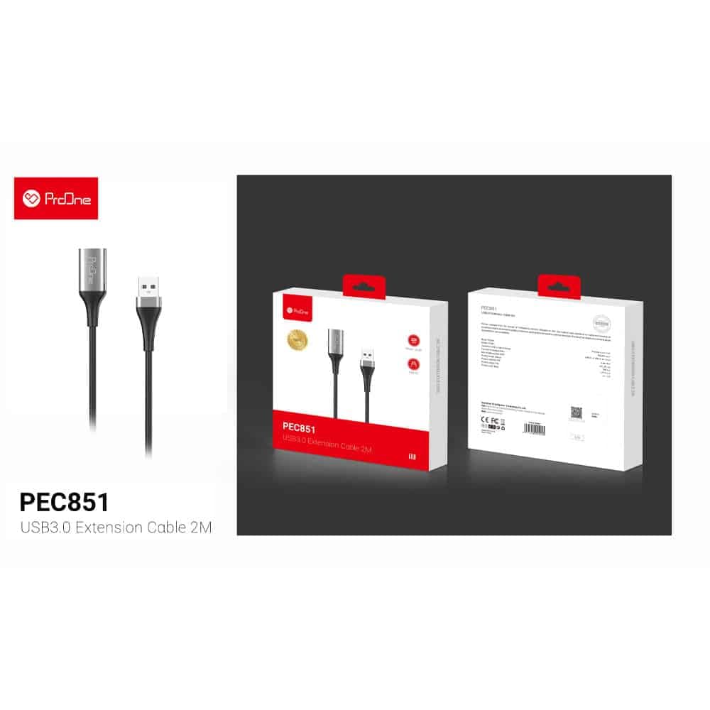کابل افزایش طول USB 3.0 پرووان مدل PEC851 به طول 2 متر — تصویر ۵