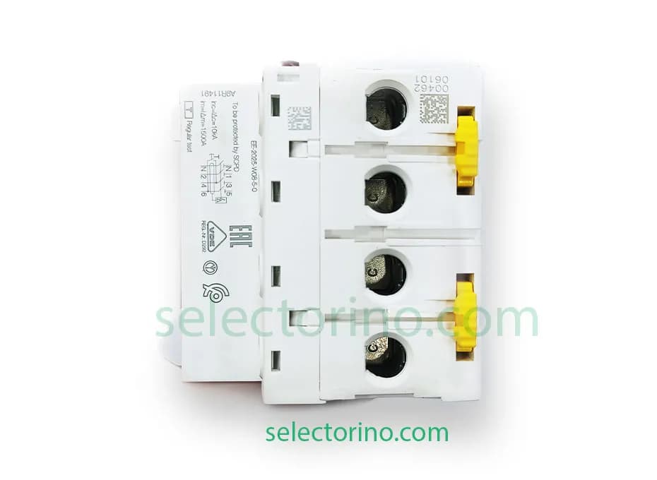 محافظ جان سه فاز 100 آمپر30 میلی آمپر A9R11491 Schneider — تصویر ۴
