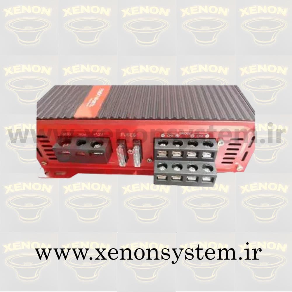 آمپلی فایر خودرو کارینا 4 کانال مدل XW-6044 — تصویر ۲
