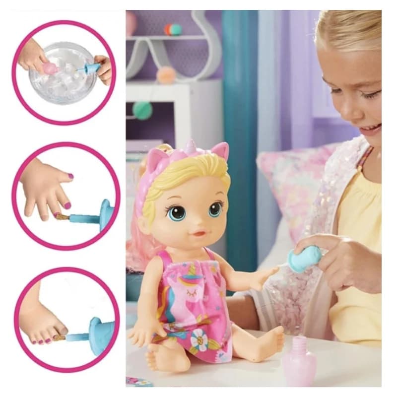 عروسک Baby alive مدل glam spa baby کد F3564 — تصویر ۳