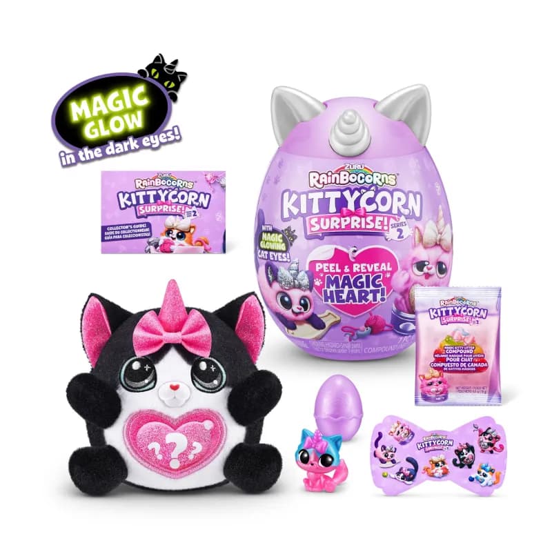 عروسک سورپرایزی رینبوکورنز دوقلو مدل Kittycorn برند zuru کد 92137 — تصویر ۳
