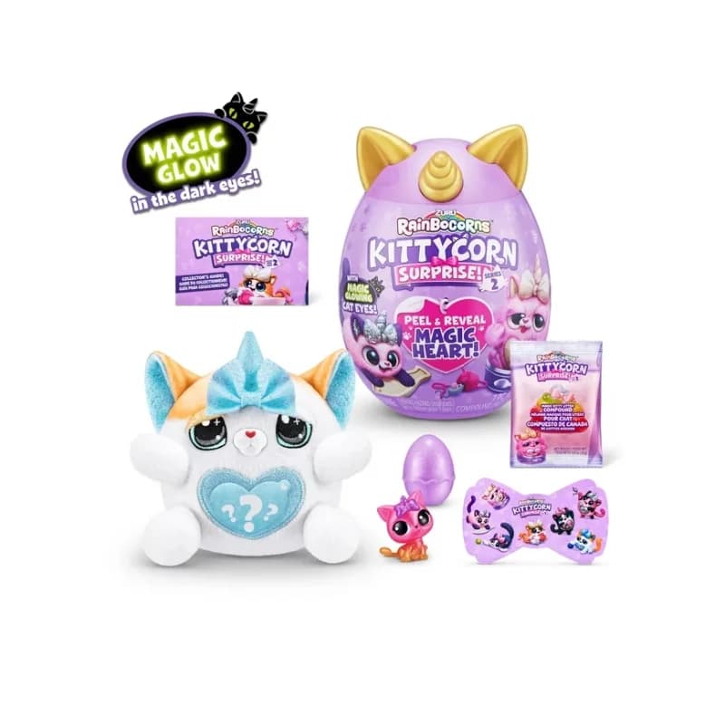 عروسک سورپرایزی رینبوکورنز دوقلو مدل Kittycorn برند zuru کد 92137 — تصویر ۲