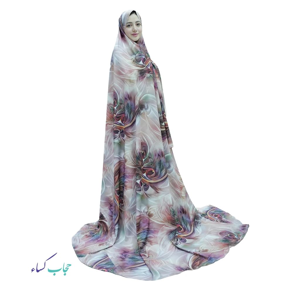 چادر مجلسی سهبعدی مدل شقایق — تصویر ۲